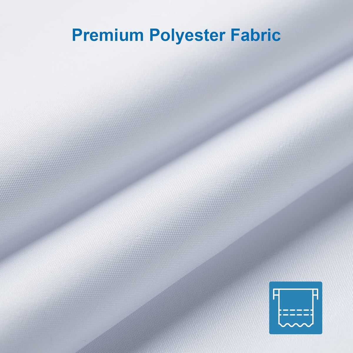 Amazer Solid Sage Green Shower Curtain 2-in-1 – Bathroom Decor Refresh with Fabric Liner, 120GSM Heavy Duty