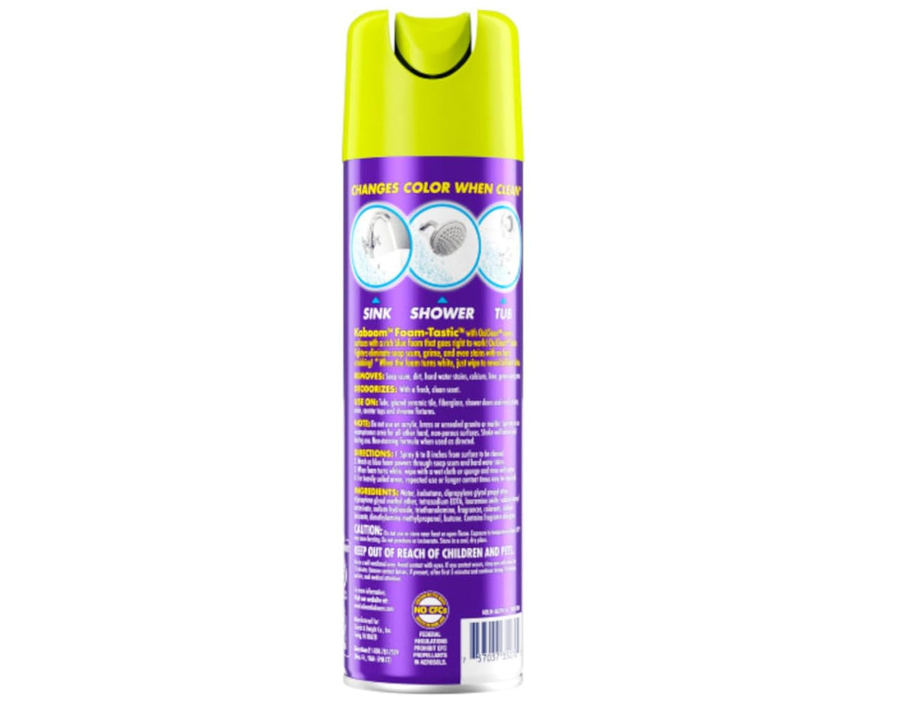 OxiClean Foam-Tastic Bathroom Cleaner 19oz 2-Pack – Calming Citrus Scent for Spa-Style Guest Bathroom Reset