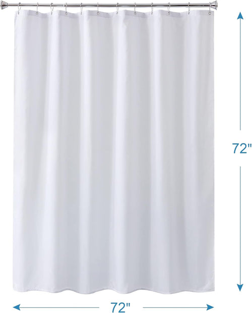 Amazer Solid Sage Green Shower Curtain 2-in-1 – Bathroom Decor Refresh with Fabric Liner, 120GSM Heavy Duty