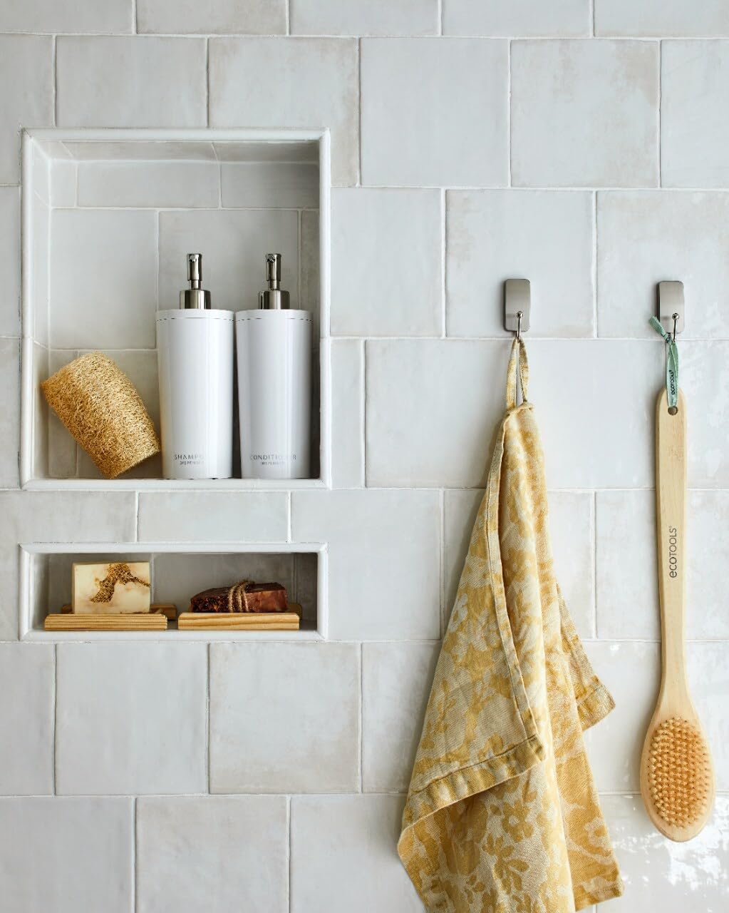 Command Satin Nickel Bath Hook – Thoughtful Housewarming Gift for New Homeowners and Renters