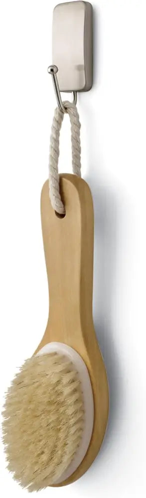 Command Satin Nickel Bath Hook – Thoughtful Housewarming Gift for New Homeowners and Renters - Robe & Towel Hooks