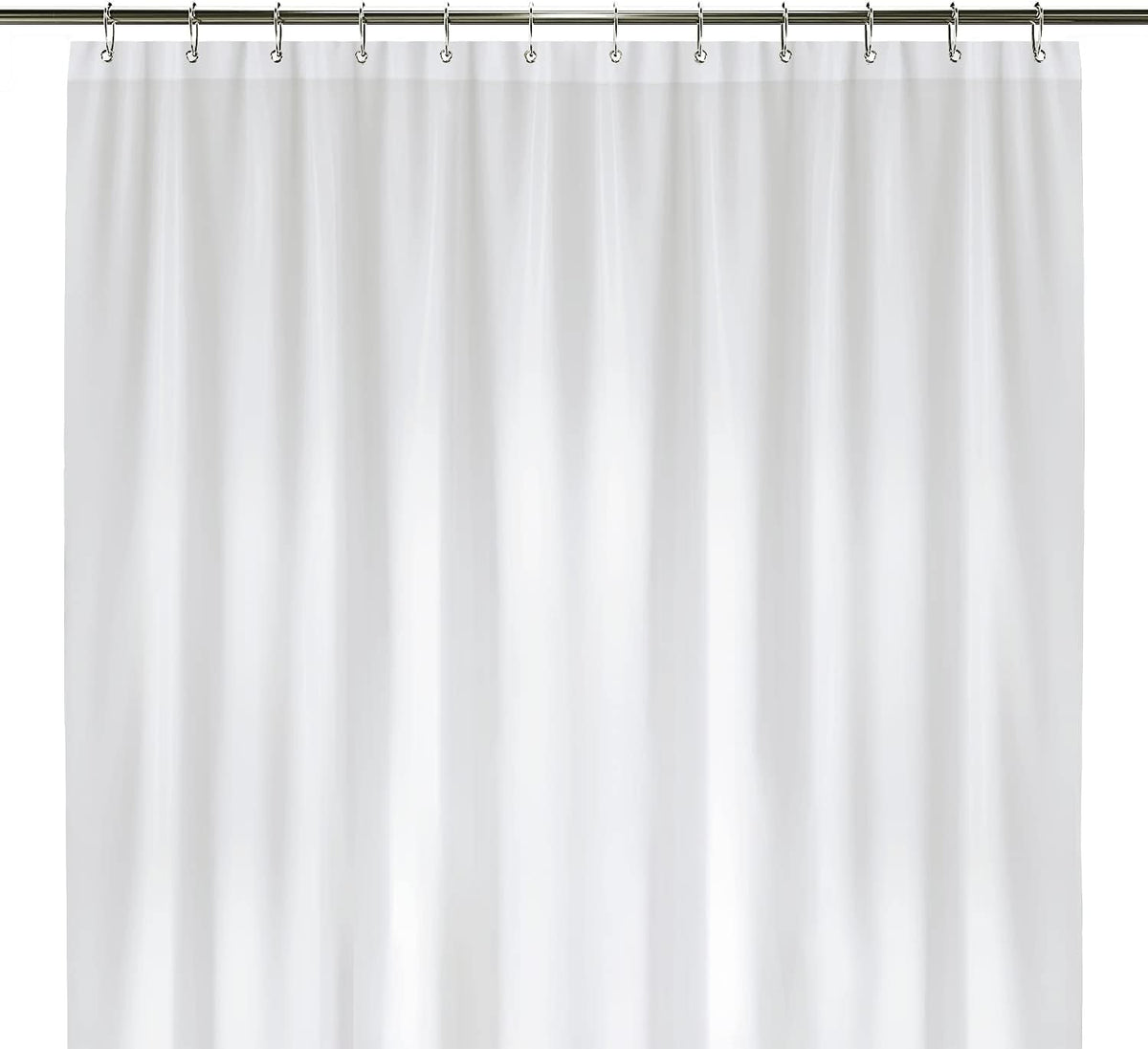 LiBa Non-Toxic PEVA Shower Curtain – Shared Kids Bathroom Waterproof Liner, Reinforced 72x72 Grommets for Active Families