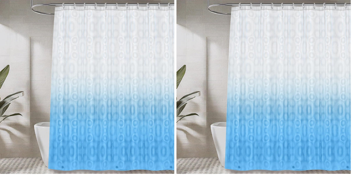 LiBa Non-Toxic PEVA Shower Curtain – Shared Kids Bathroom Waterproof Liner, Reinforced 72x72 Grommets for Active Families