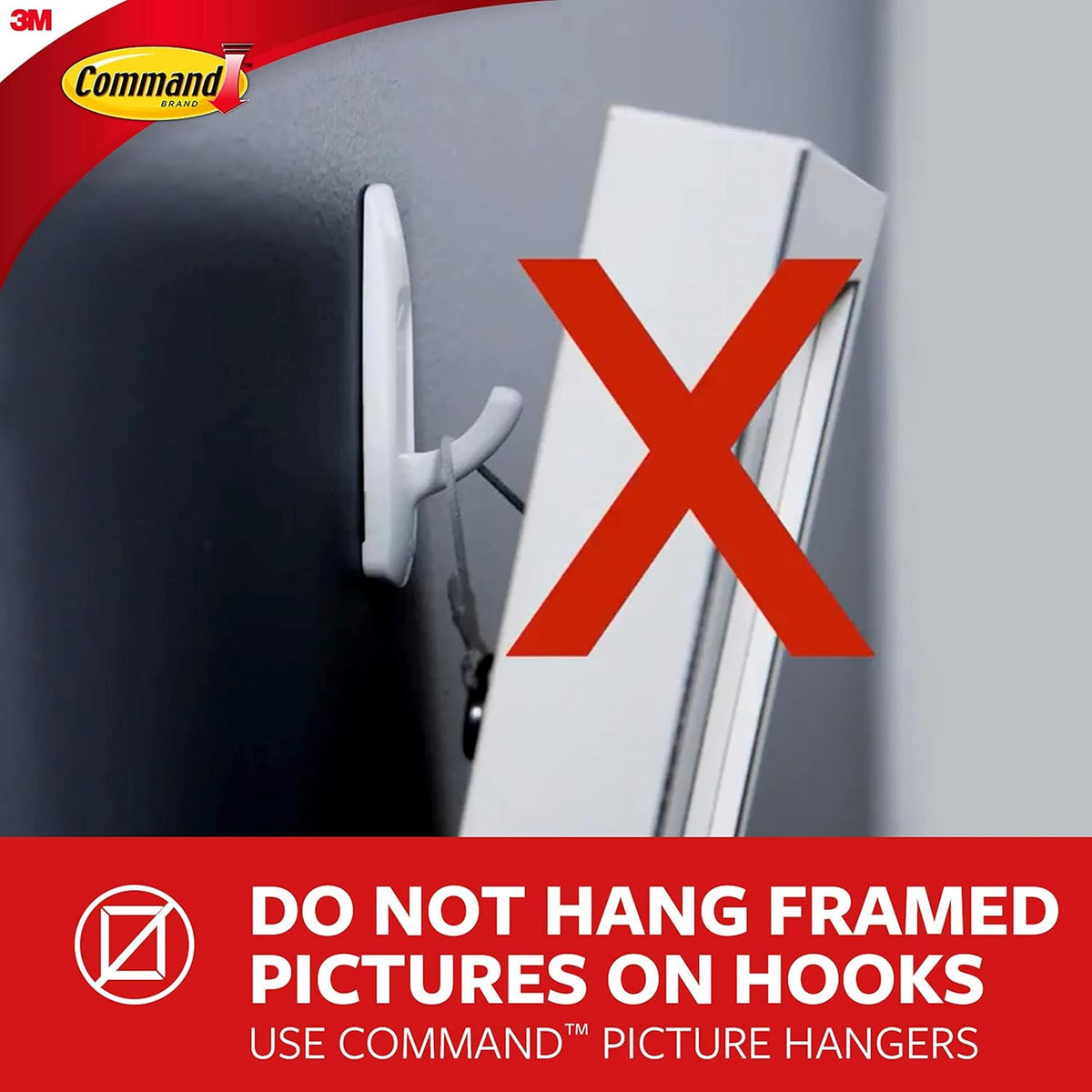 Command Designer Bath Hooks, Medium, White – Modern Bathroom Wall Hooks for Coordinating Towels and Robes with a Designer Finish