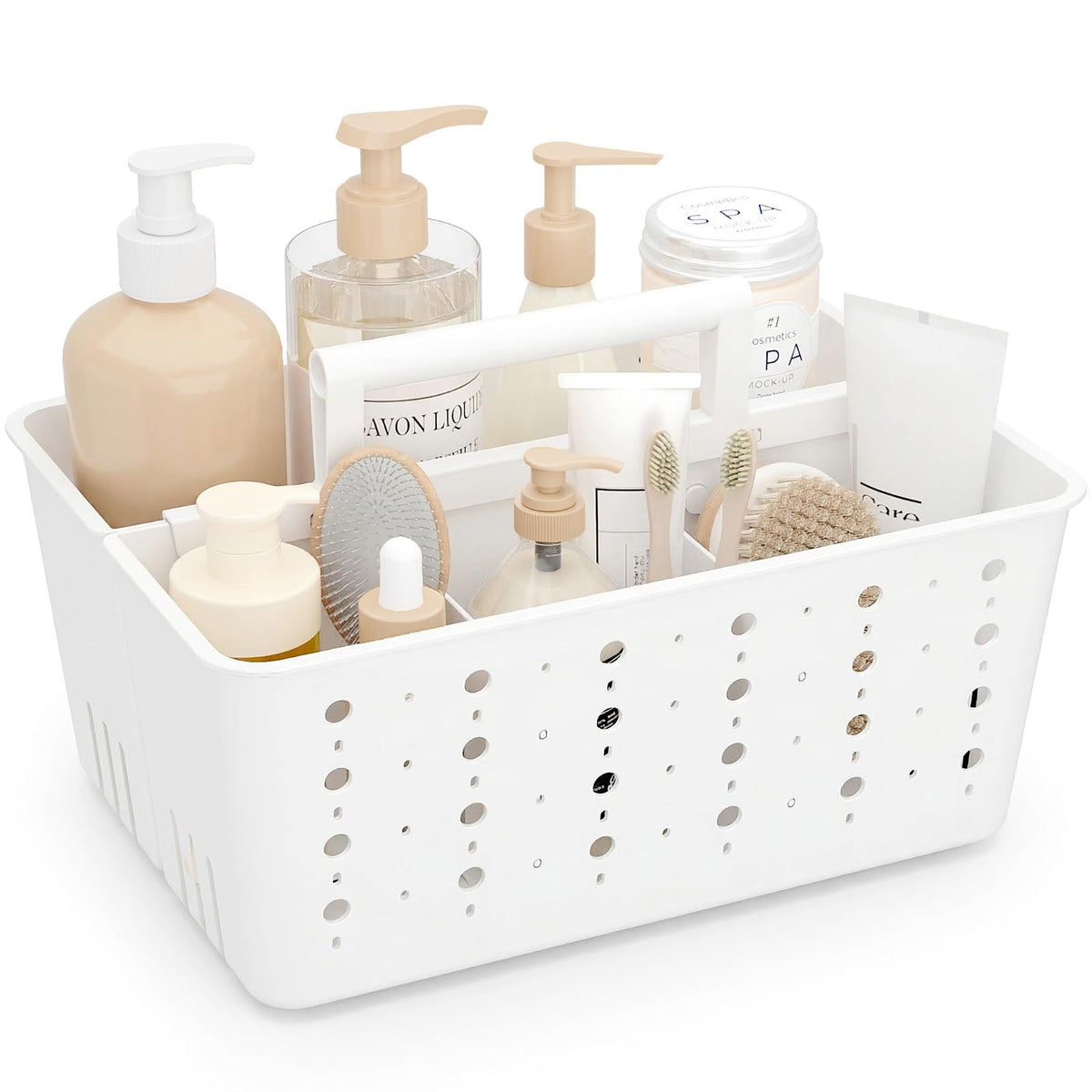 Lifewit Plastic Basket Organizer – Valentine's Day Gift for Mom, Everyday Bathroom Storage Upgrade