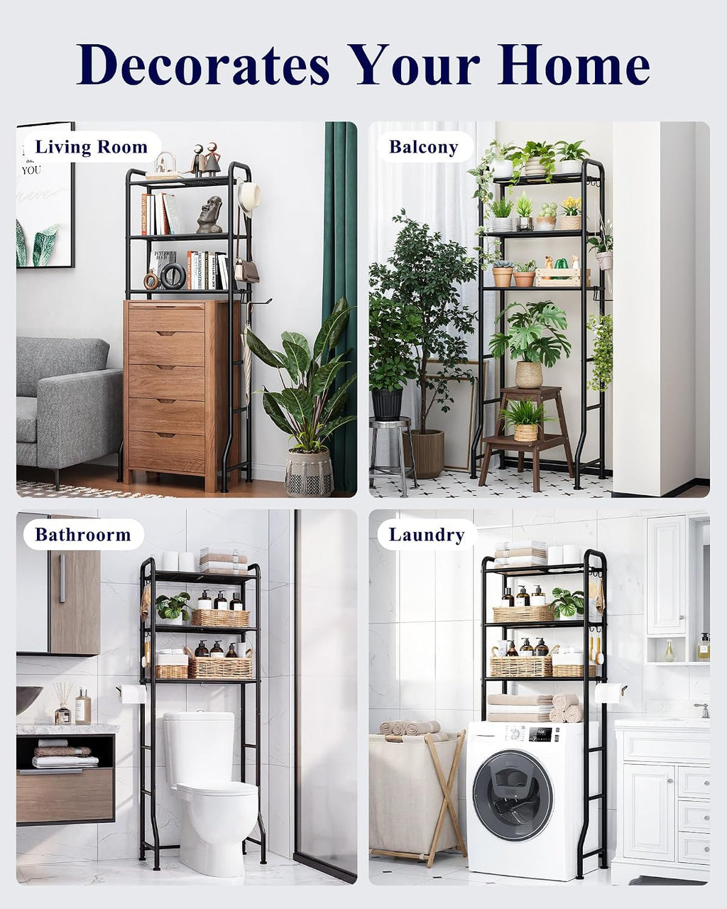 Kitsure Bathroom Organizer – Tip-Resistant Storage for Kids' Bath and Shared Spaces