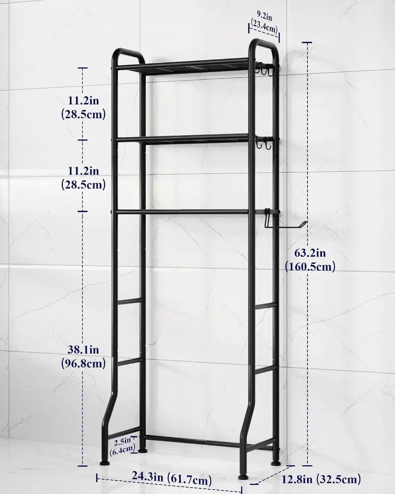 Kitsure Bathroom Organizer – Tip-Resistant Storage for Kids’ Bath and Shared Spaces - Over-the-Toilet Storage