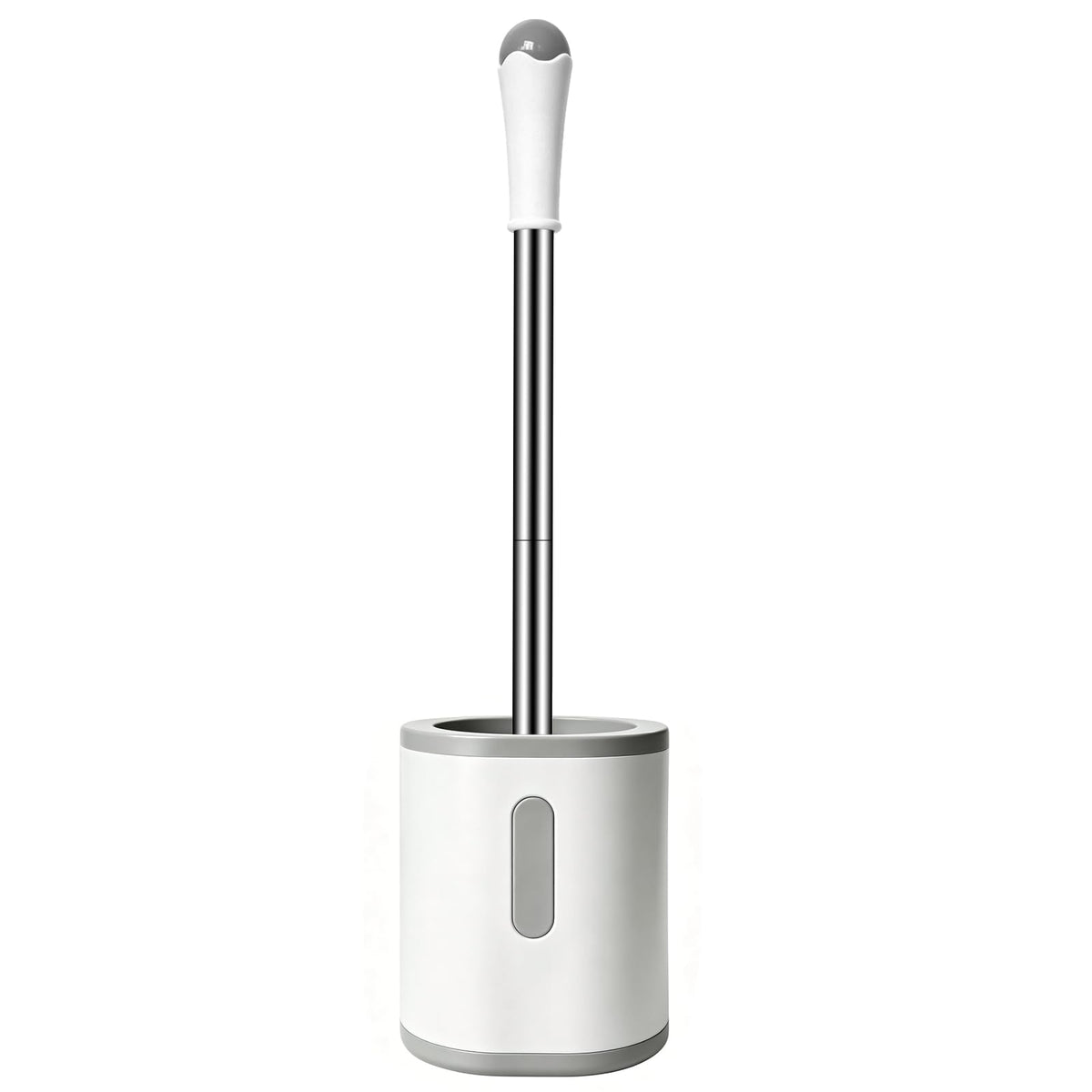 AONEZ Space-Saving Toilet Brush for Designer Powder Rooms, Three Color-Coordinated Finishes