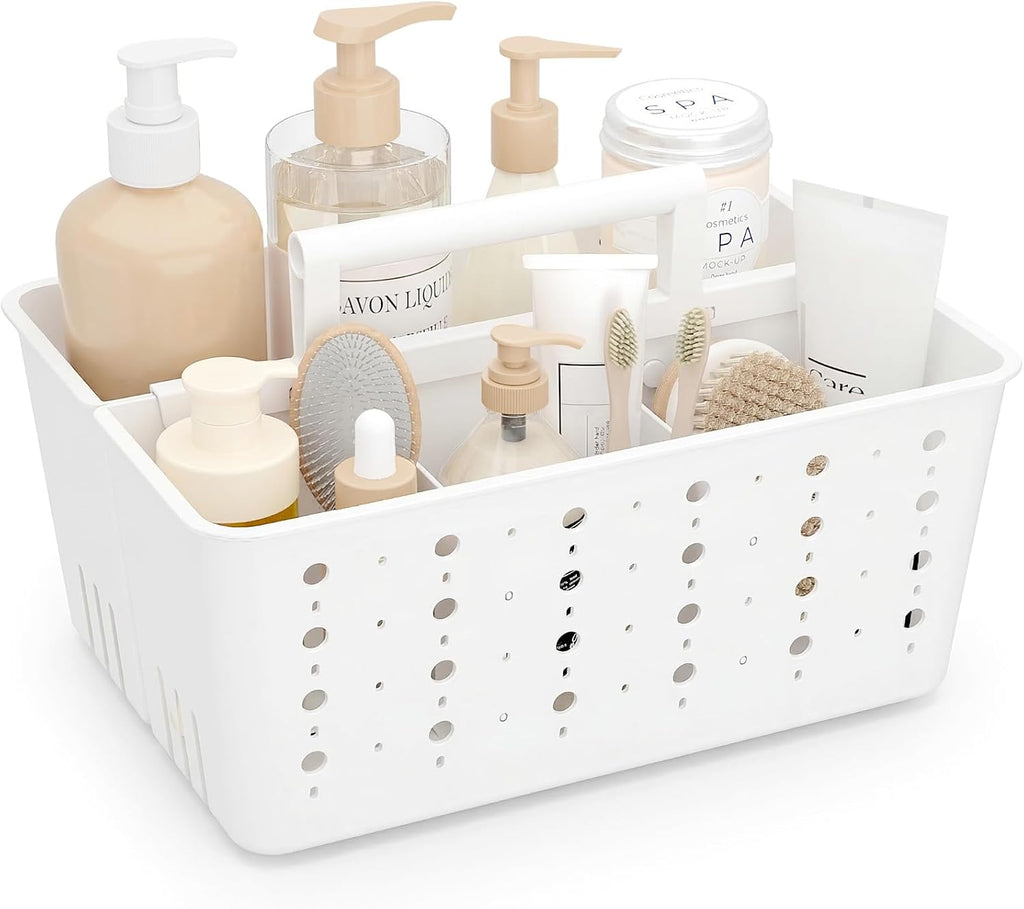 Lifewit Plastic Basket Organizer – Valentine's Day Gift for Mom, Everyday Bathroom Storage Upgrade