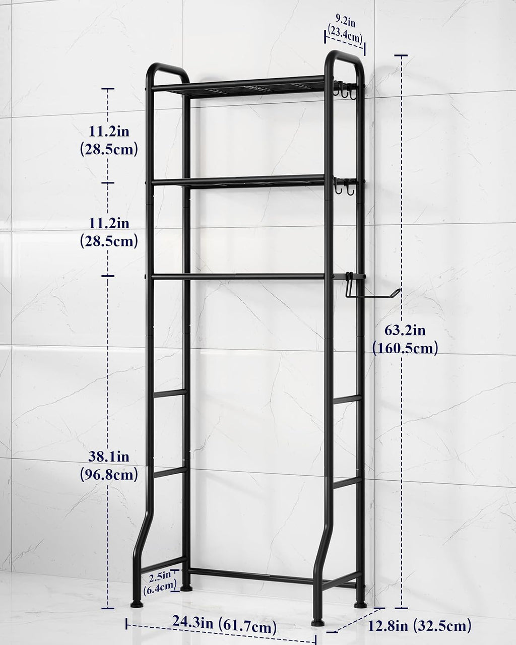 Kitsure Bathroom Organizer – Tip-Resistant Storage for Kids' Bath and Shared Spaces
