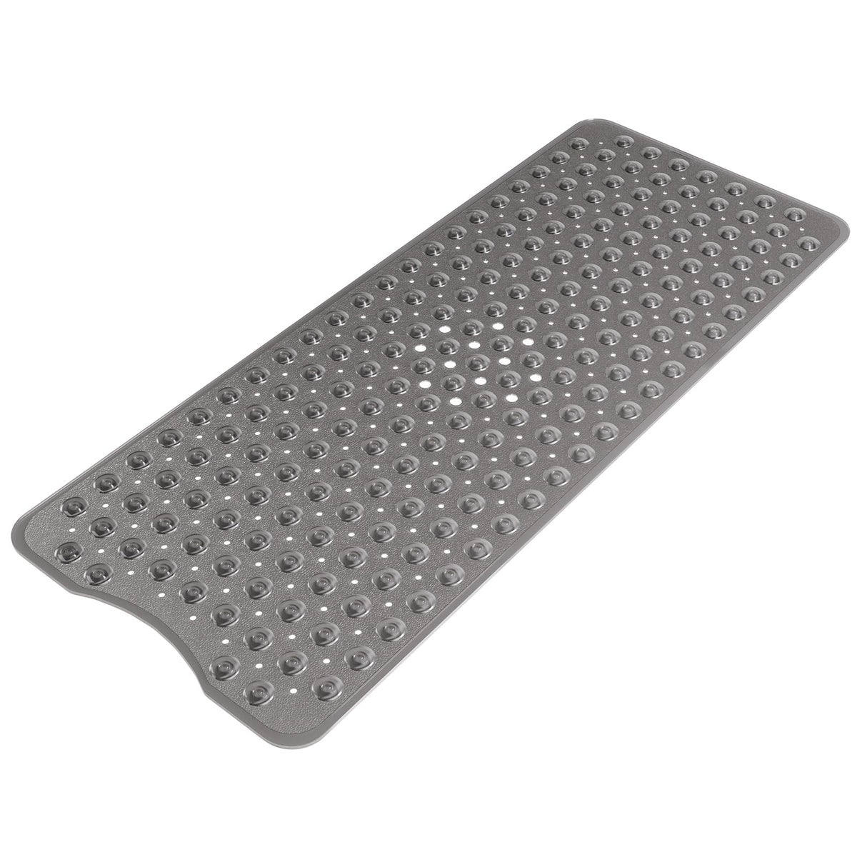 AmazerBath Shower Mat Non Slip 40 x 16 Inches, 16 Color Bath Mat for Bathroom Decor and Style Coordination, Clear Blue